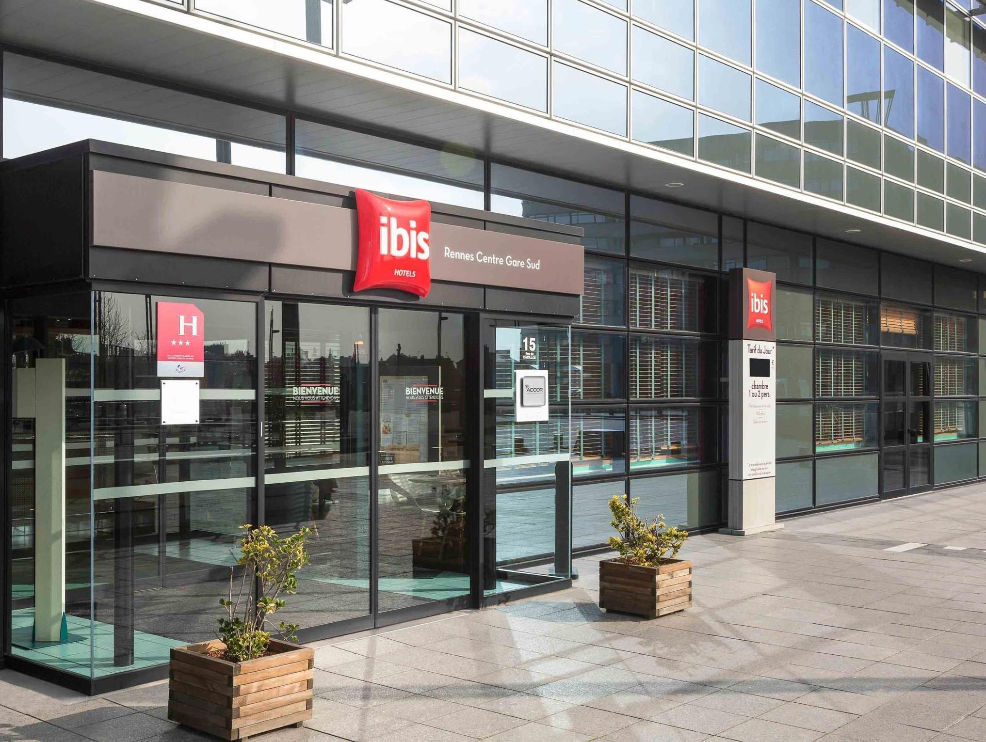 Hotel Ibis Rennes Centre Gare Sud Eksteriør bilde